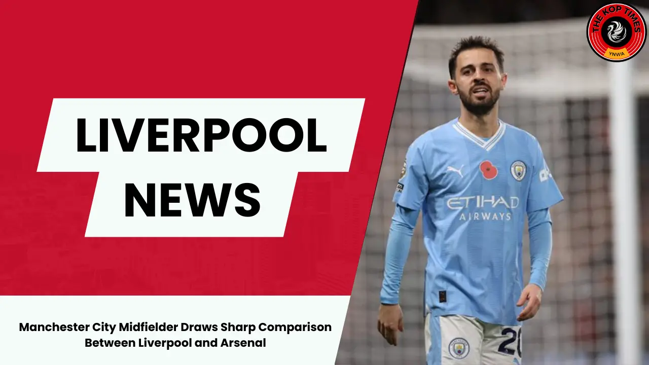 City Midfielder draws sharp comparison between liverpool and arsenal