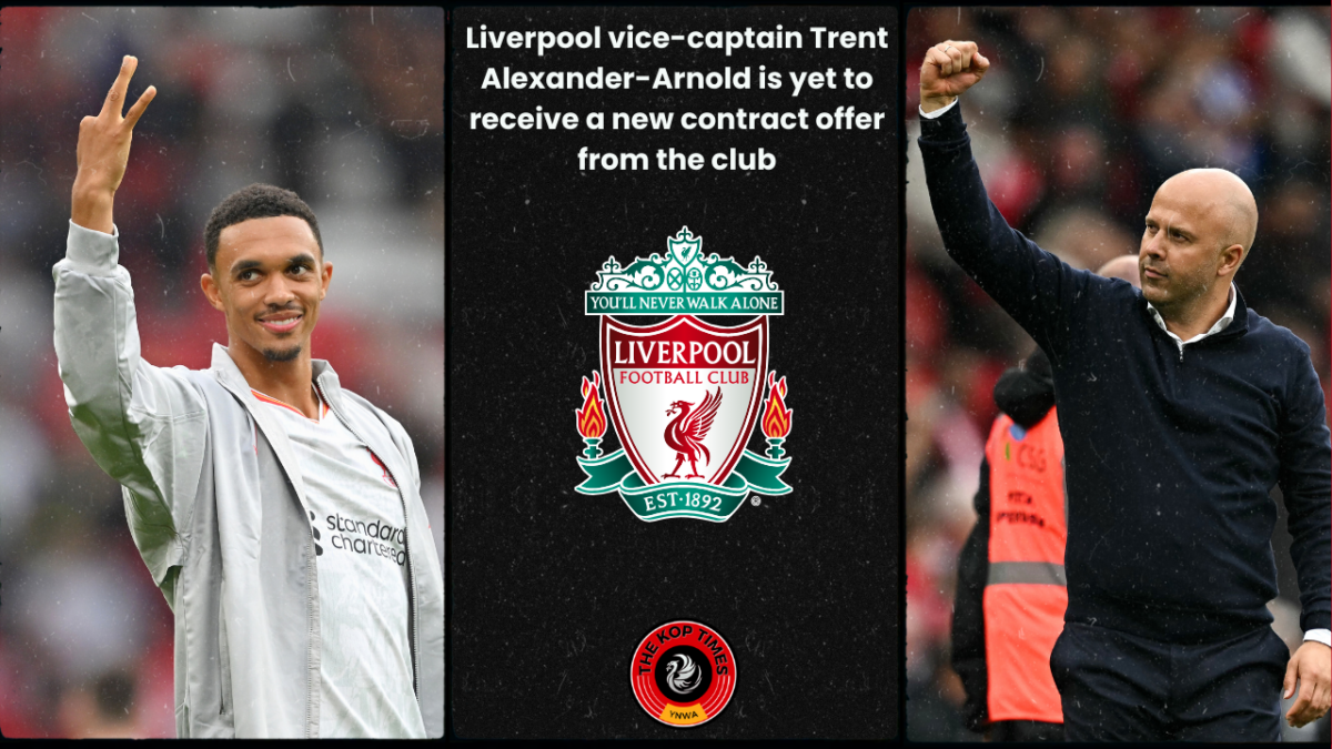 Trent Alexander-Arnold and Arne Slot