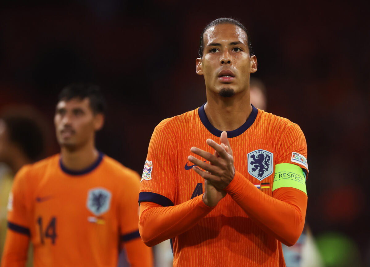 Virgin Van Dijk is positive about staying on the National Team after hinting at retirement over the summer  