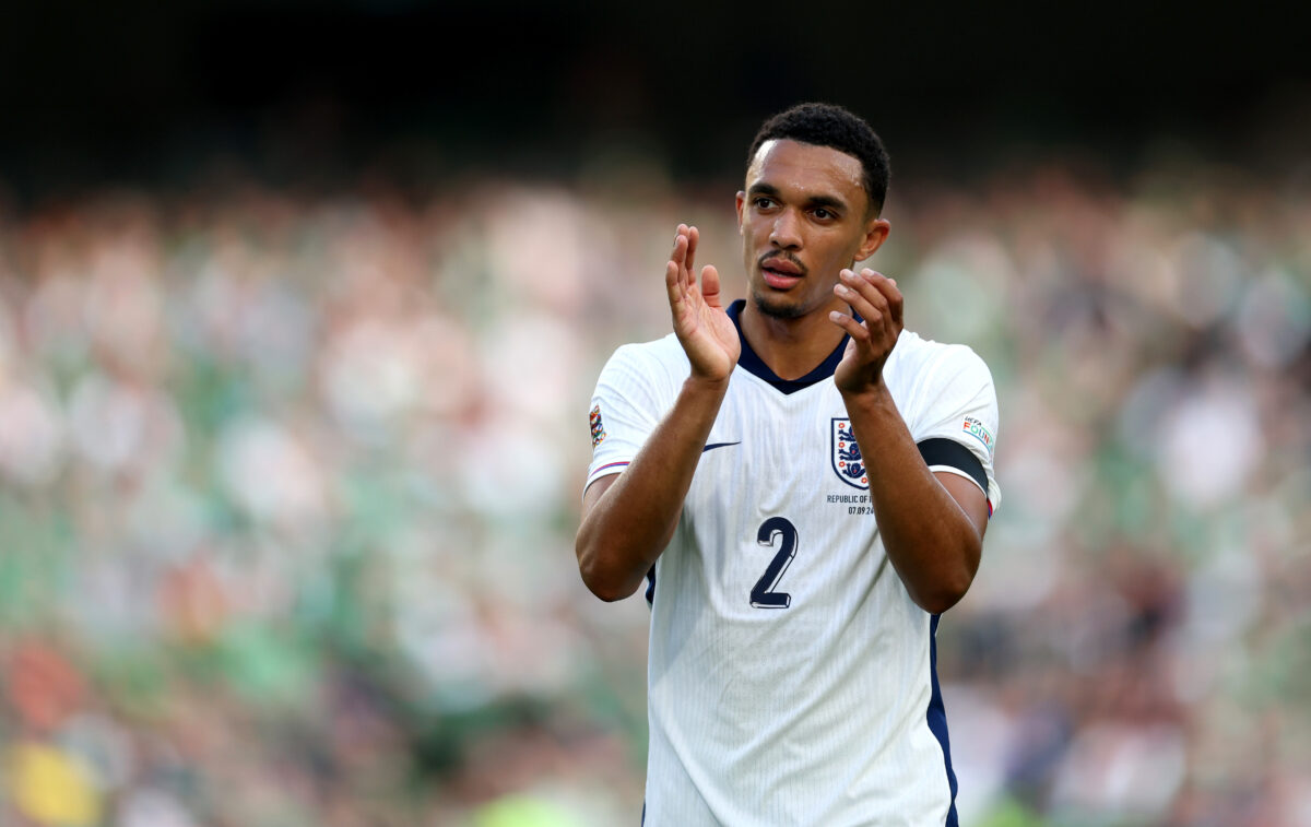 Trent Alexander-Arnold could lead Lions at WC 2026 (Photo by Carl Recine/Getty Images)