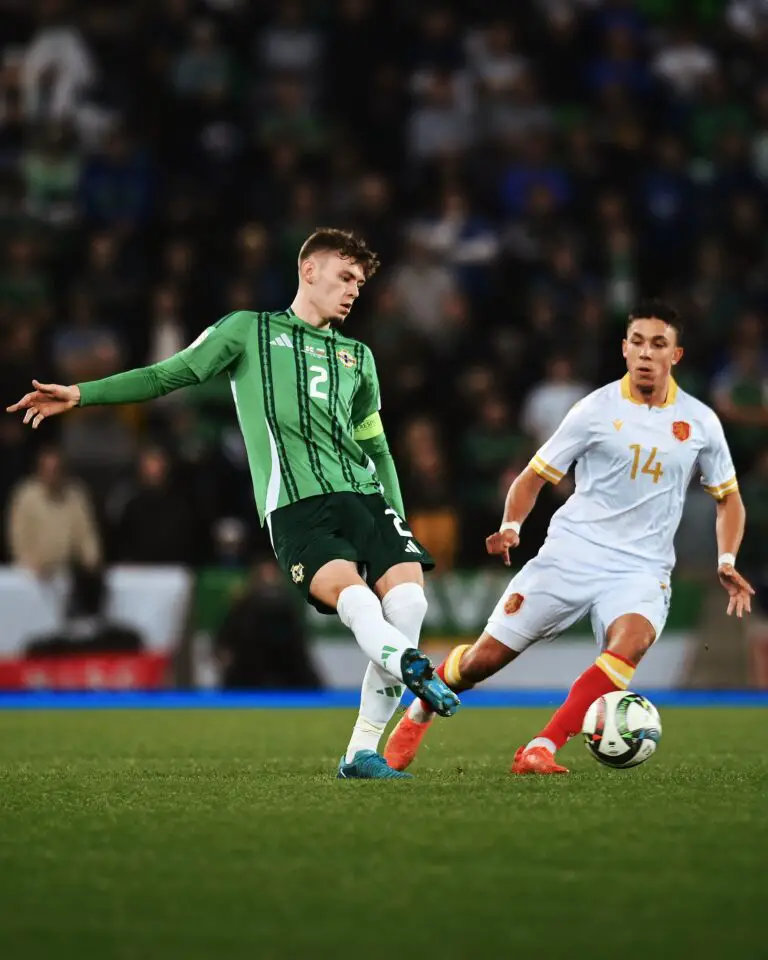 Liverpool star and Northern Ireland captain Conor Bradley