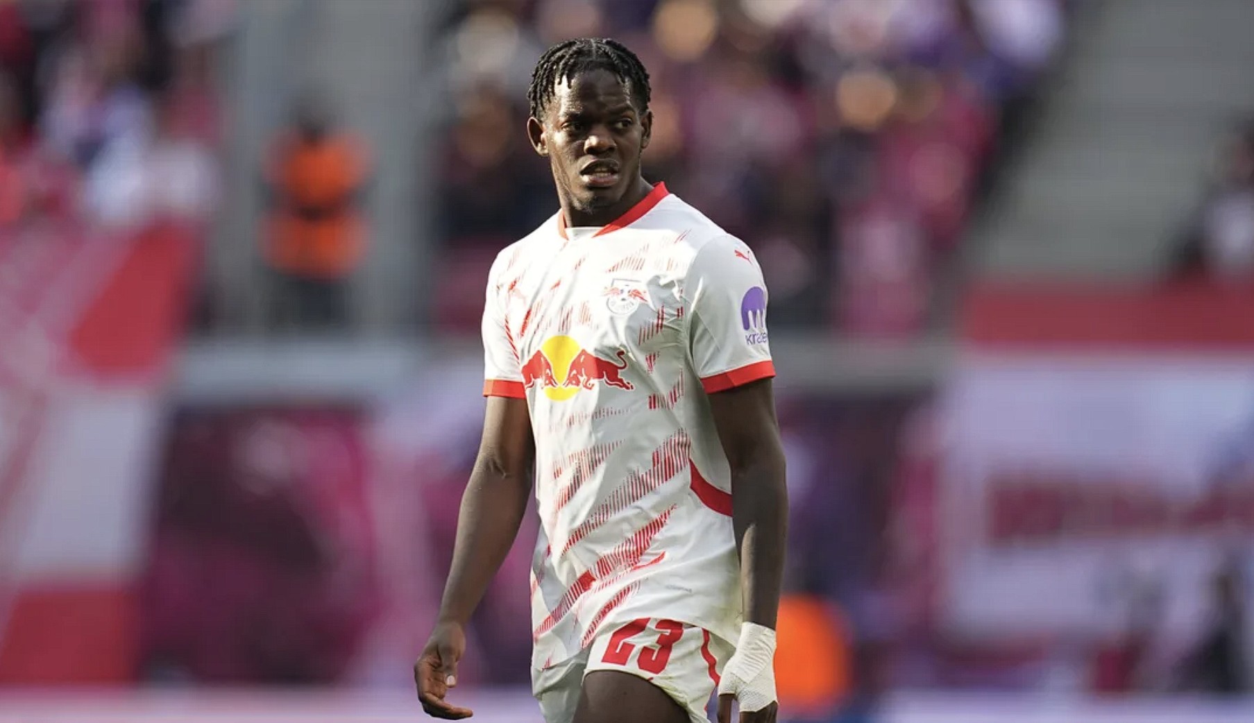 RB Leipzig defender Castello Lukeba. -( © IMAGO/Ulrik Pedersen)