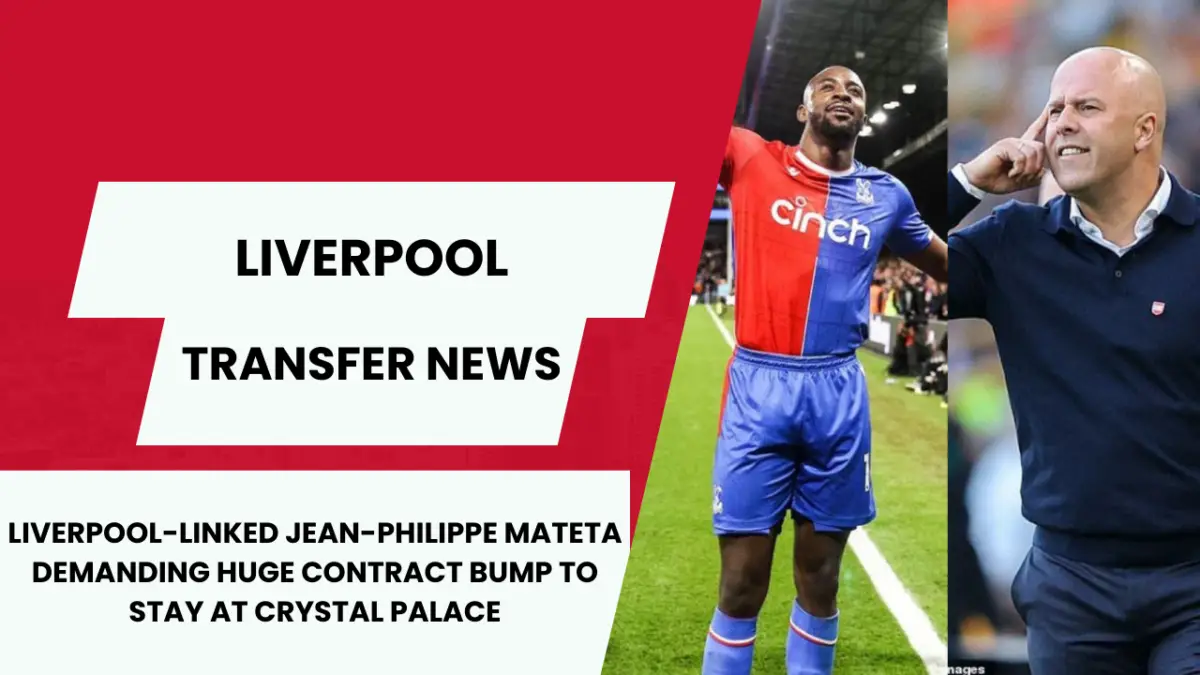 Liverpool-linked Jean-Philippe Mateta demanding huge contract bump to stay at Crystal Palace.