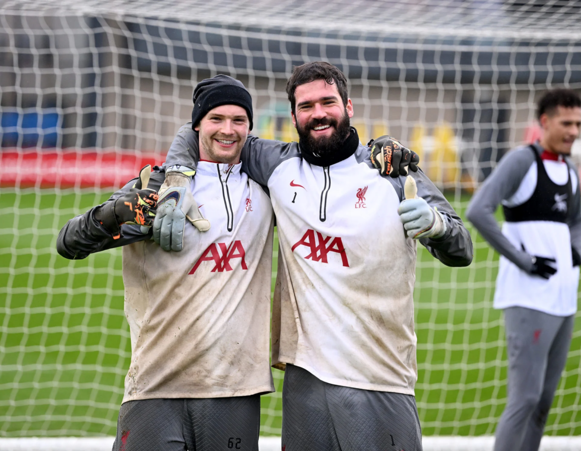 Liverpool have enjoyed the luxury of having two incredible goalkeepers PhAlisson Becker and Caoimhin Kelleher. (Photo by Andrew Powell /Liverpool FC via Getty Images)