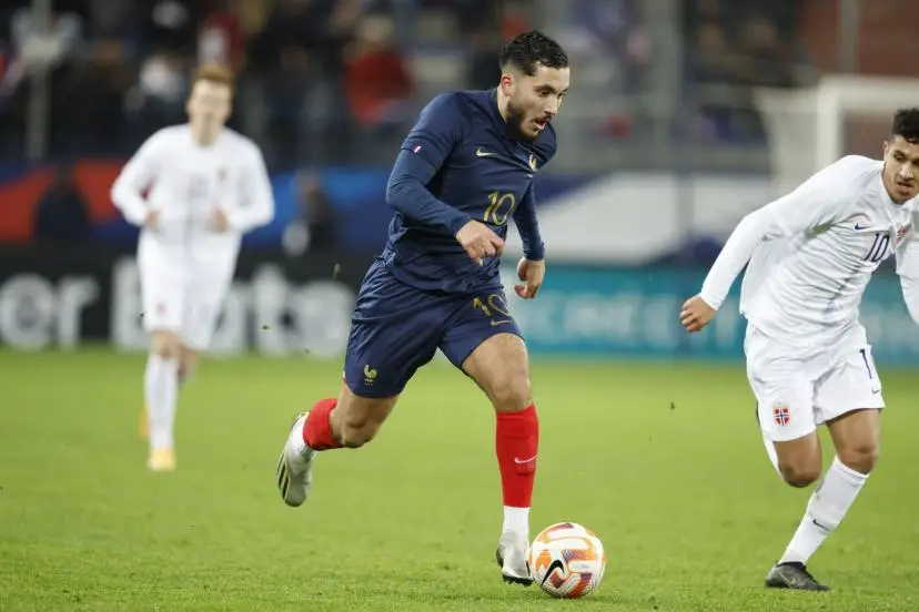 Liverpool want Lyon star Rayan Cherki amid their financial crisis which could force a potential bargain deal (Credit: S. Boué/L'Équipe)