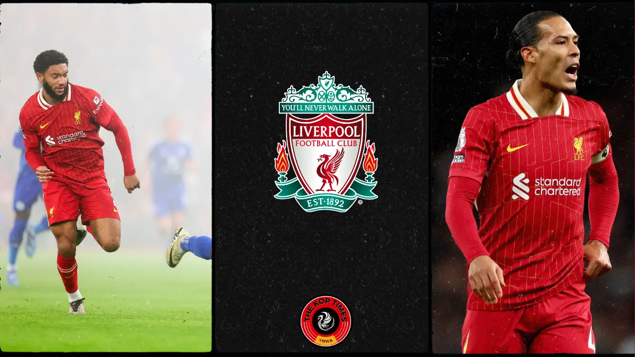 Joe Gomez and Virgil van Dijk