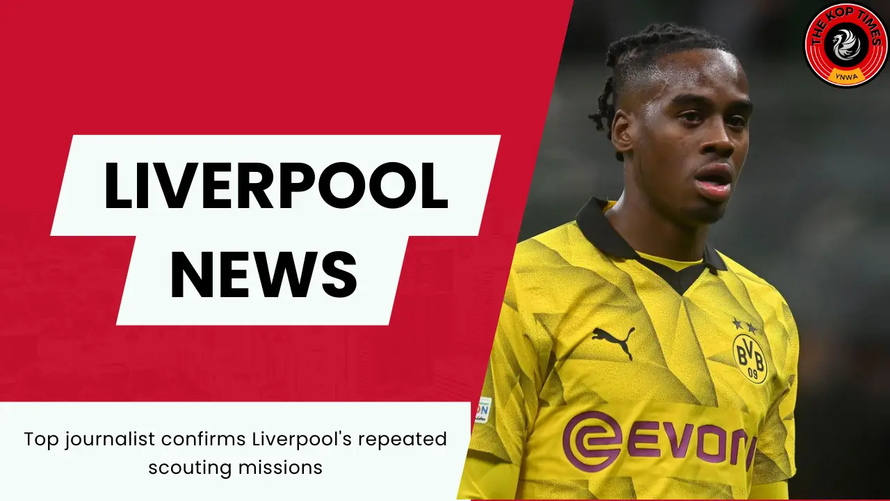 Liverpool are actively scouting Borussia Dortmund star Jamie Bynoe-Gittens as confirmed by Italian journalist Fabrizio Romano..