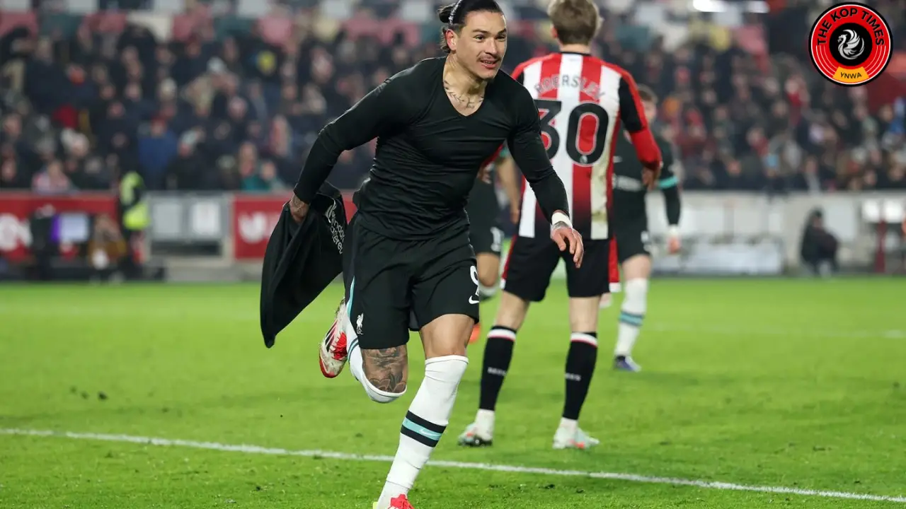 Liverpool star Darwin Nunez scored two late goals to provide three crucial points to his team against Brentford.