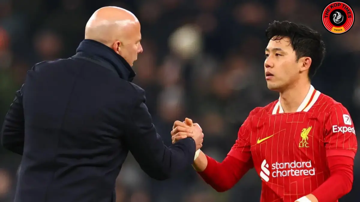 Liverpool head coach Arne Slot has relied immensely on Wataru Endo during the latter stages of the games this season.
