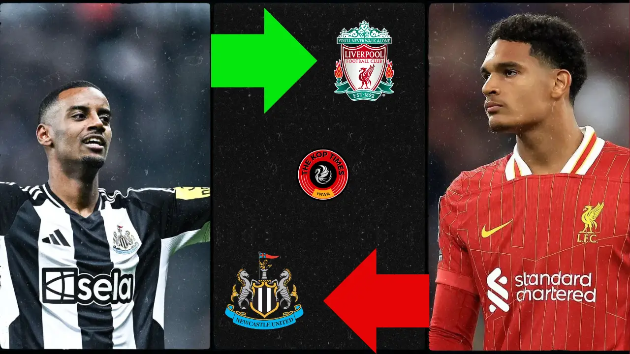 Alexander Isak and Jarell Quansah swap