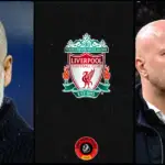 Pep Guardiola and Arne Slot