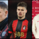 Florian Wirtz, Milos Kerkez and Jeremie Frimpong