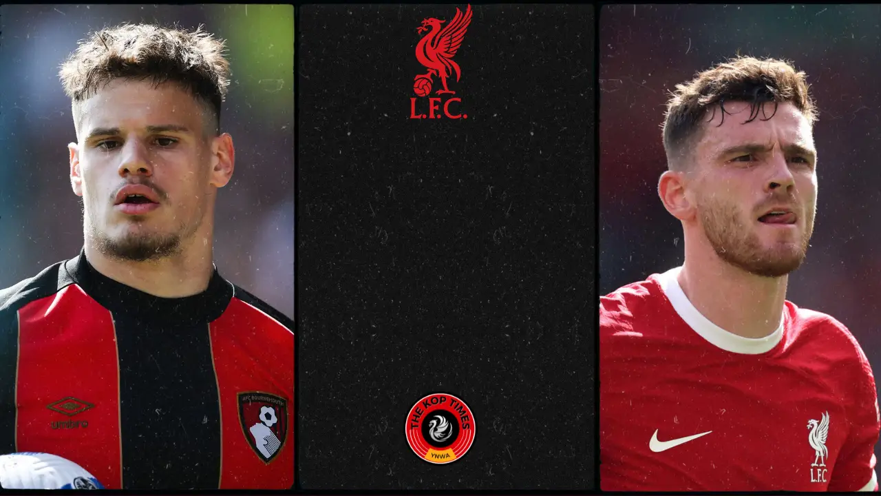 Andy Robertson and Milos Kerkez