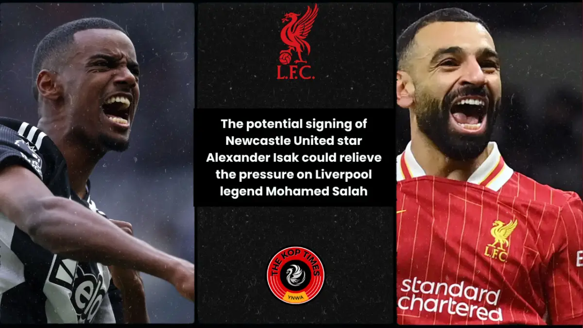 The potential signing of Newcastle United star Alexander Isak could relieve the pressure on Liverpool legend Mohamed Salah